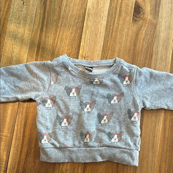 Tea Collection Other - Tea Collection Gray Bunny Print Sweatshirt